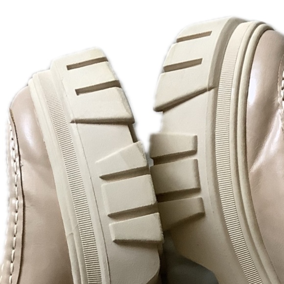 chinese laundry jensen lug sole loafer in natural size 7.5 - Picture 5 of 6